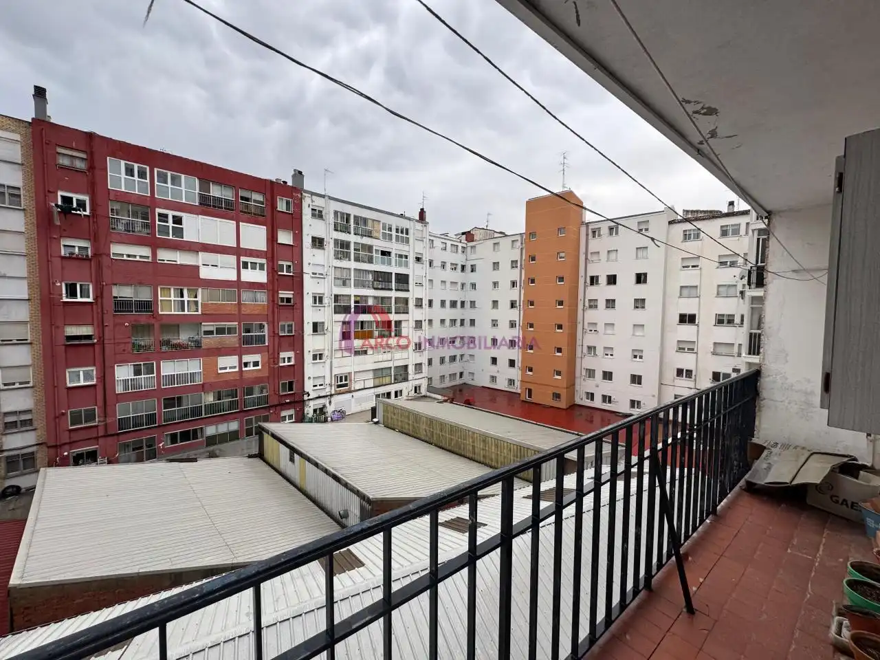 Balcony of Flat for sale in Burgos  with Heating, Terrace and Storage room