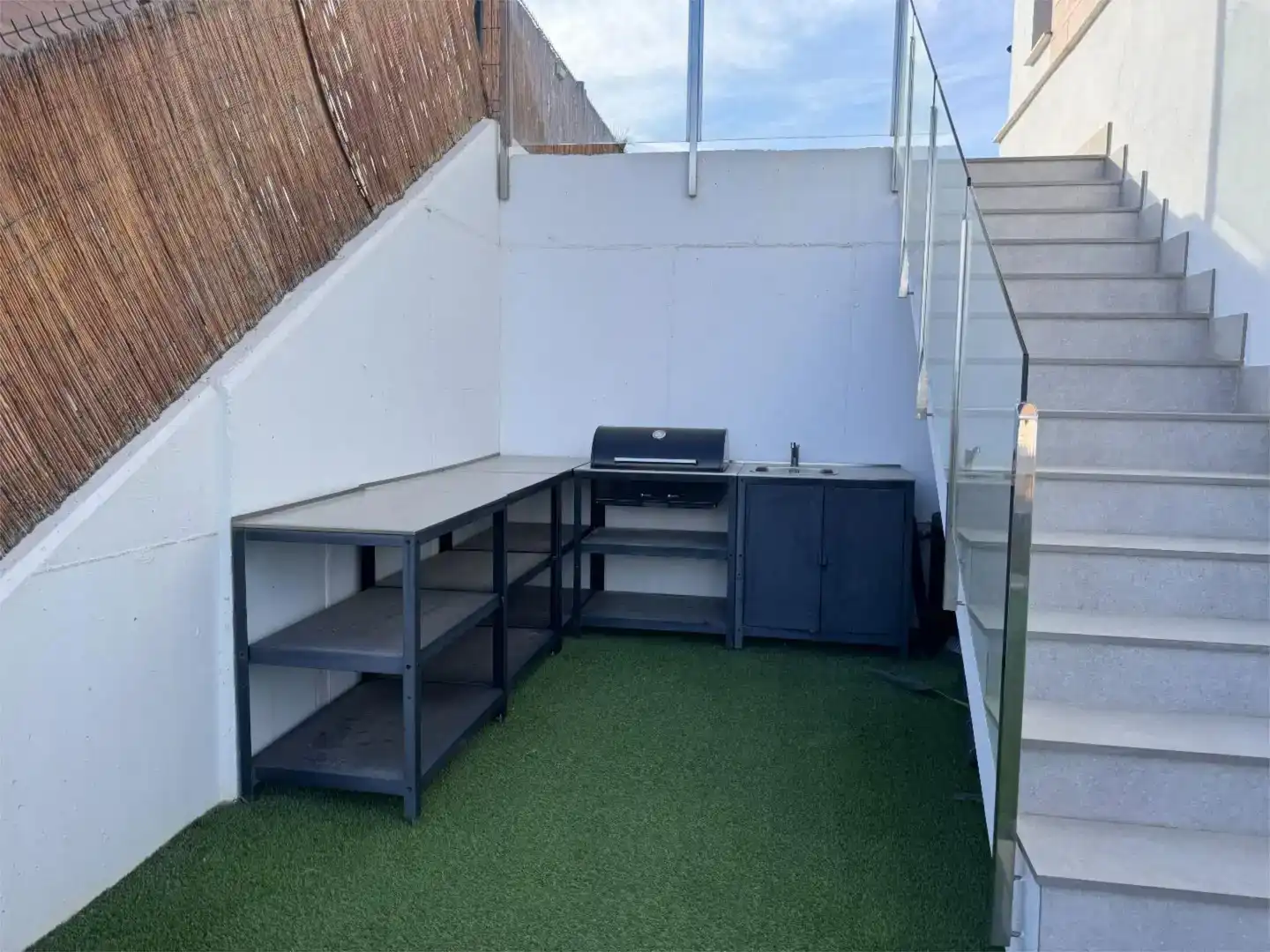 Terrasse von Wohnung zur Miete in Finestrat mit Klimaanlage, Schwimmbad und Balkon
