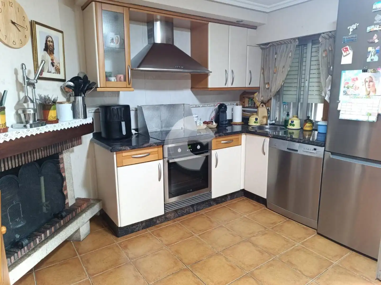 Kitchen of Detached homes for sale in Ourense Capital   with Heating and Balcony