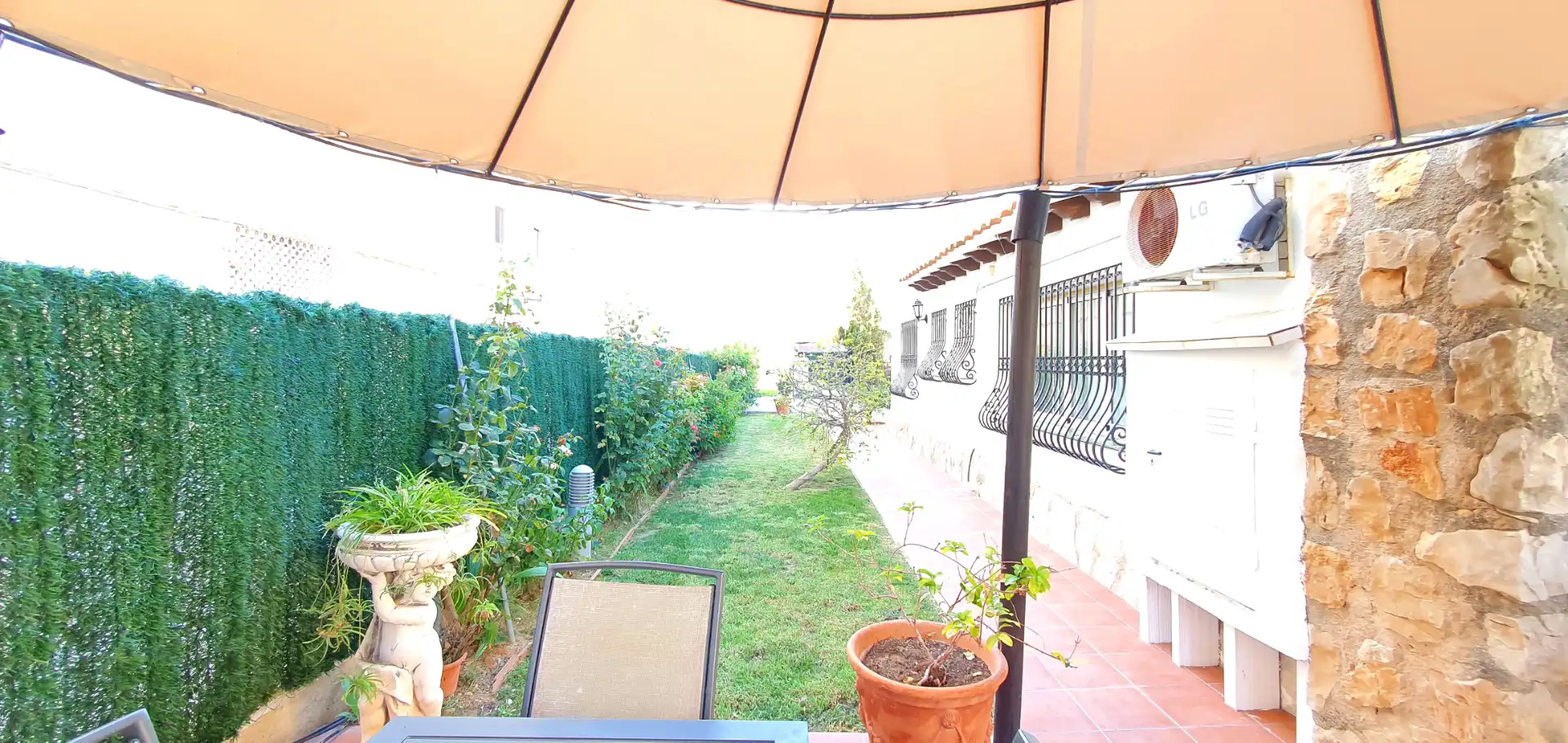 Terrace of Houses for rent in Dénia  with Air Conditioner, Heating and Private garden