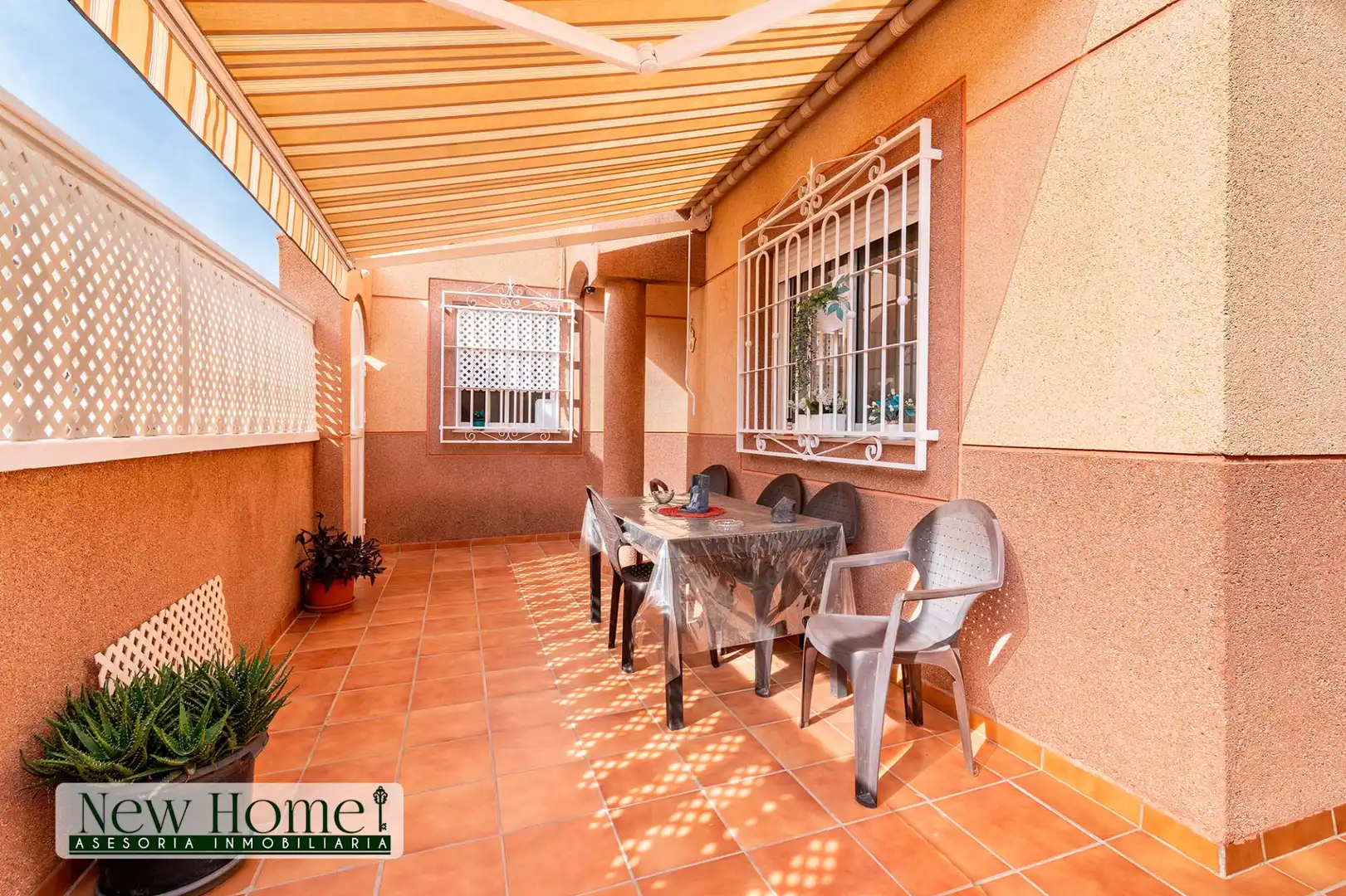 Terraza de Casa adosada en venta en Huércal de Almería con Aire acondicionado, Terraza y Amueblado