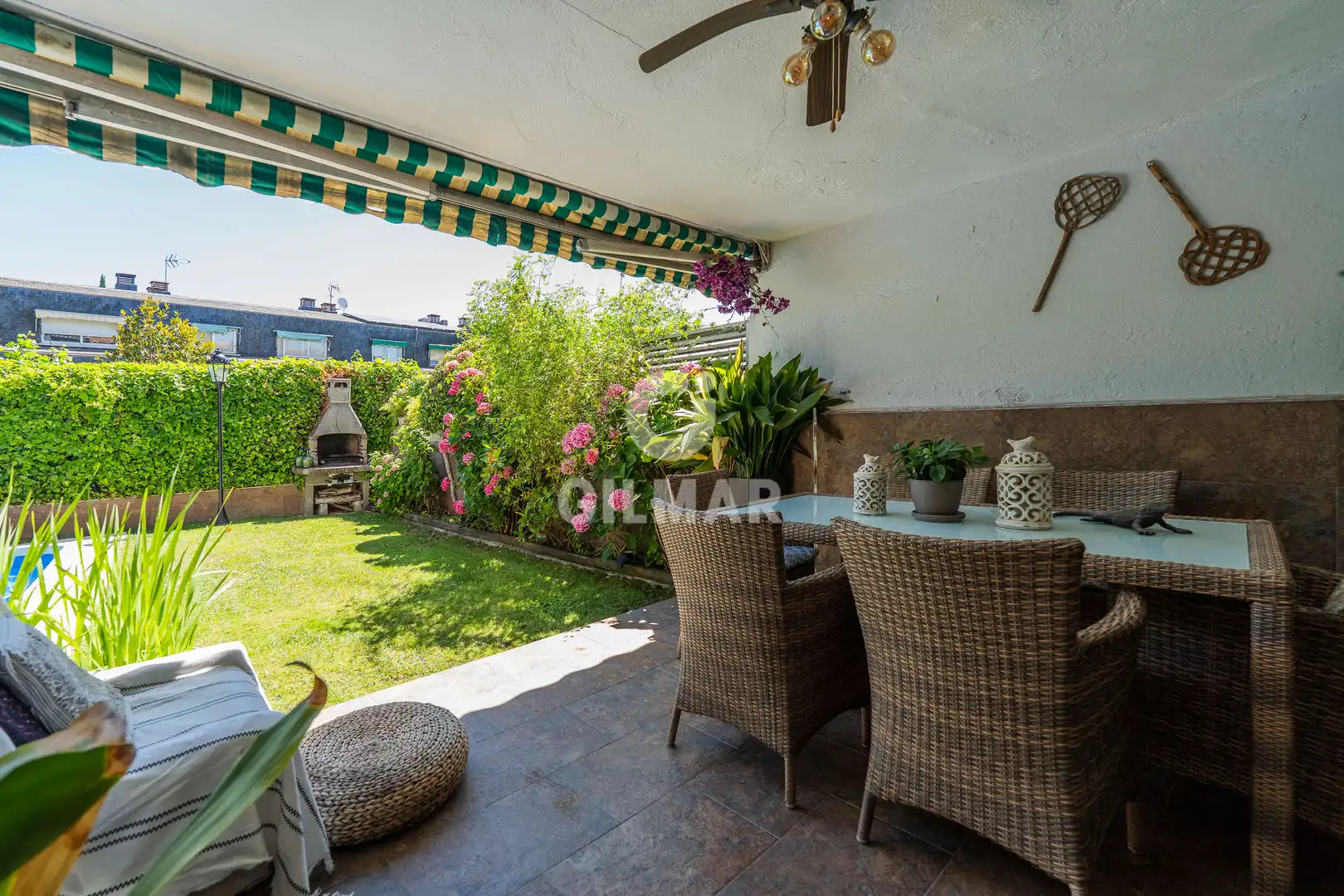 Terrace of Detached homes for sale in Pozuelo de Alarcón  with Heating, Private garden and Swimming Pool