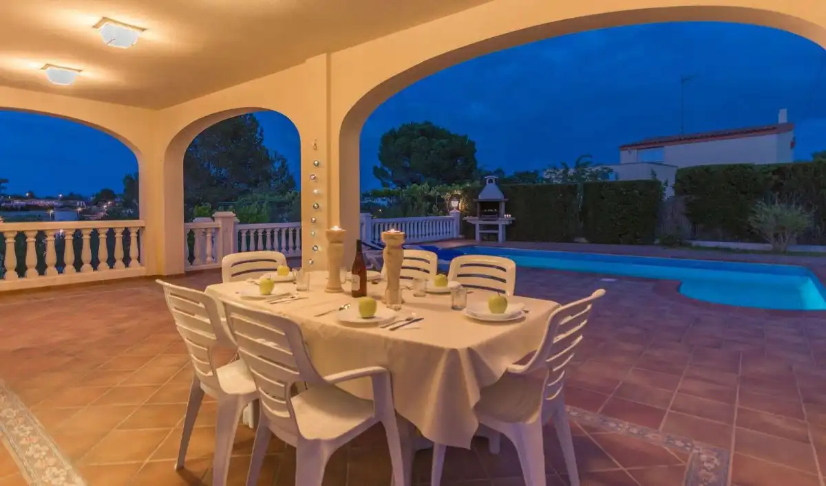 Jardín de Casa o chalet en venta en L'Ampolla con Aire acondicionado, Jardín privado y Terraza