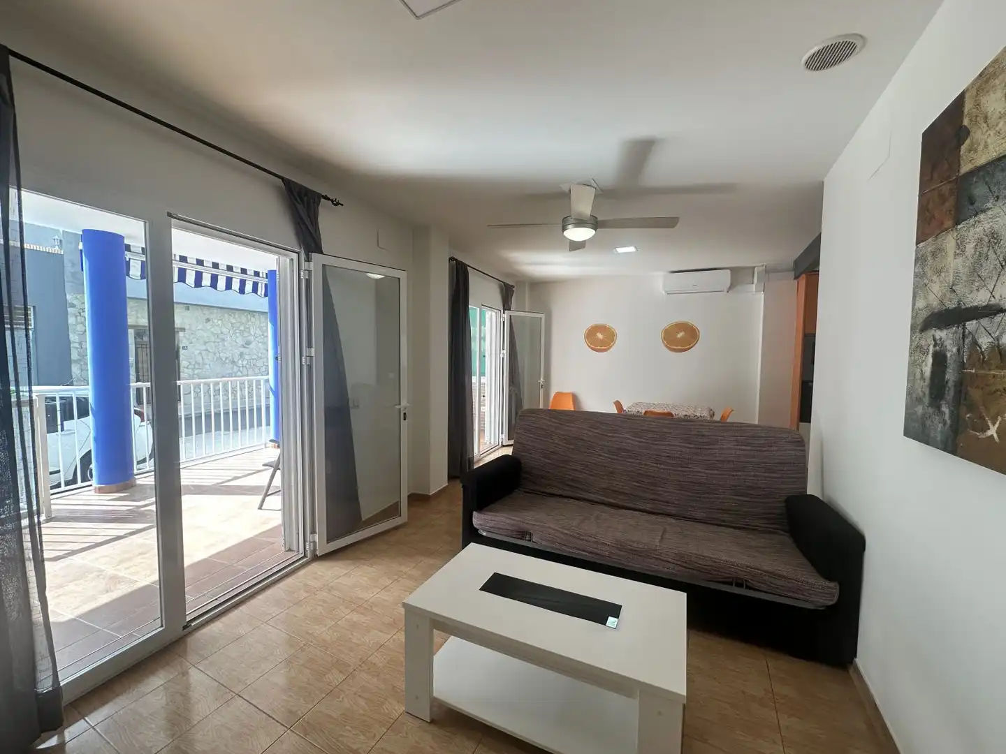 Living room of Houses for rent in Chilches / Xilxes  with Air Conditioner, Heating and Terrace