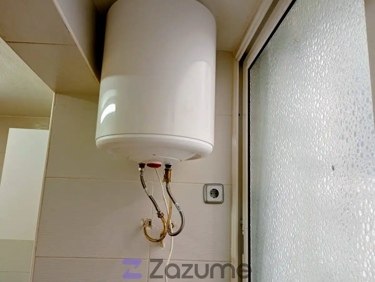 Baño de Piso de alquiler en Barcelona con Parquet, Horno y Lavadora