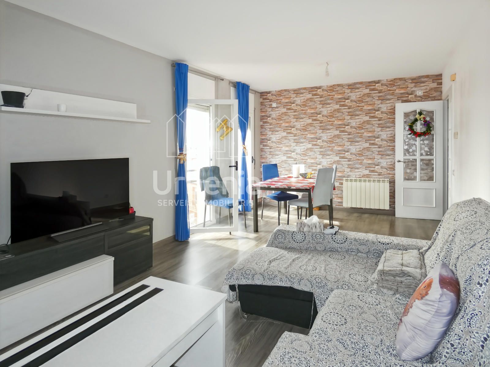 Sala de estar de Piso en venta en Mataró con Calefacción y Terraza