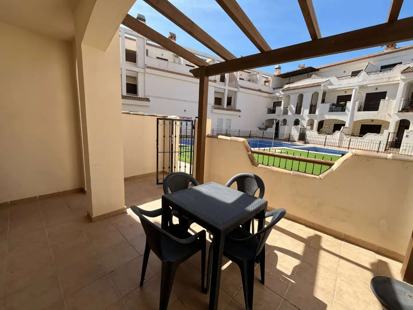 Terraza de Apartamento en venta en San Pedro del Pinatar con Aire acondicionado, Piscina y Amueblado