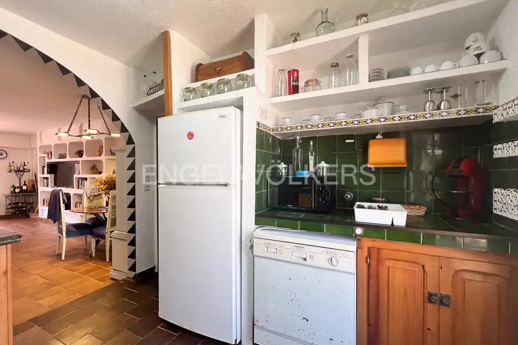 Cocina de Ático de alquiler en Sueca con Aire acondicionado, Calefacción y Jardín privado