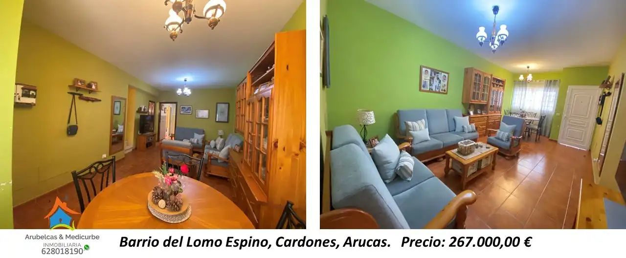 Sala de estar de Casa adosada en venta en Arucas con Balcón