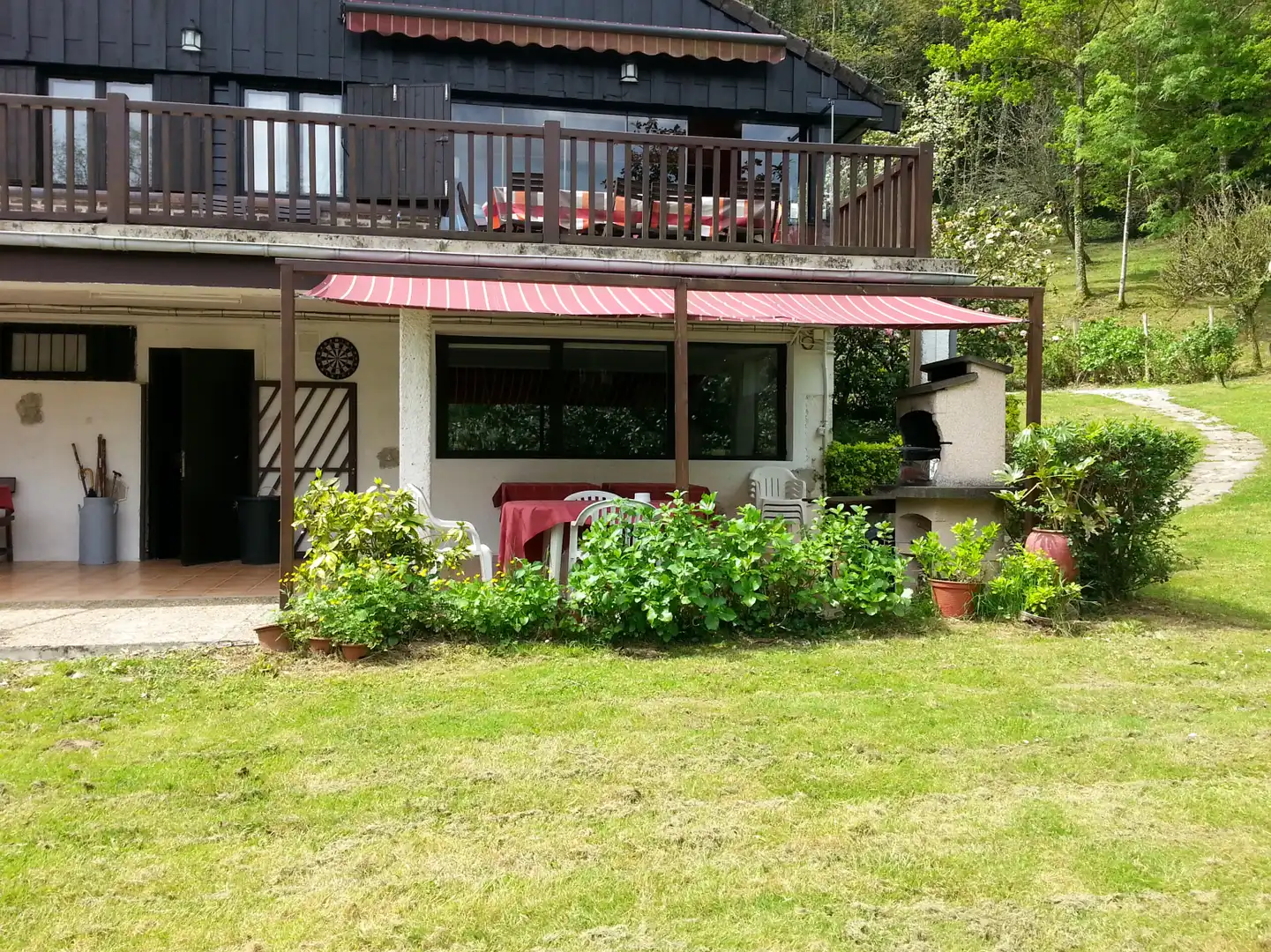 Jardí de Casa o xalet en venda en Hernani amb Calefacció, Jardí privat i Piscina