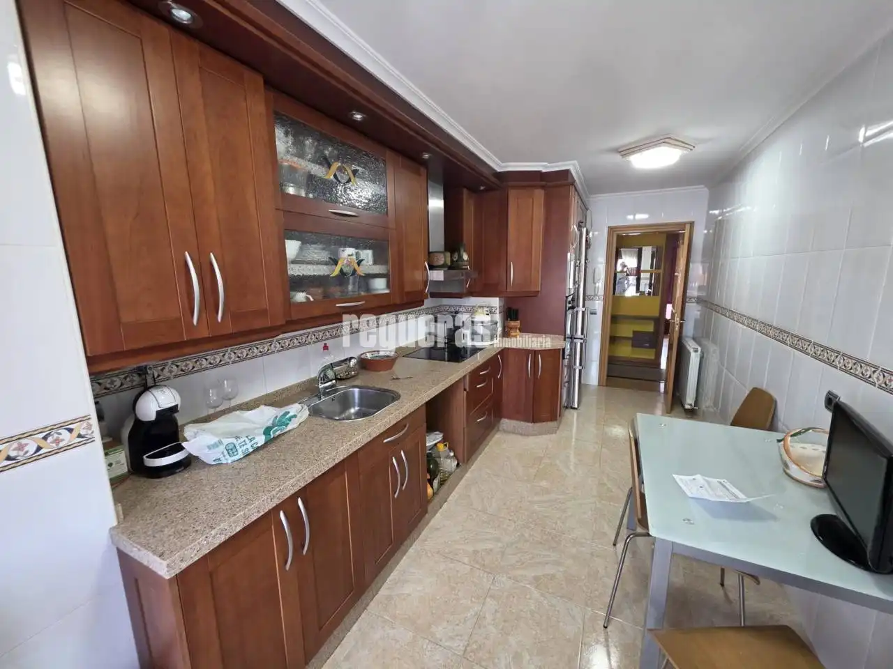 Kitchen of Flat for sale in Corvera de Asturias  with Heating, Storage room and Furnished