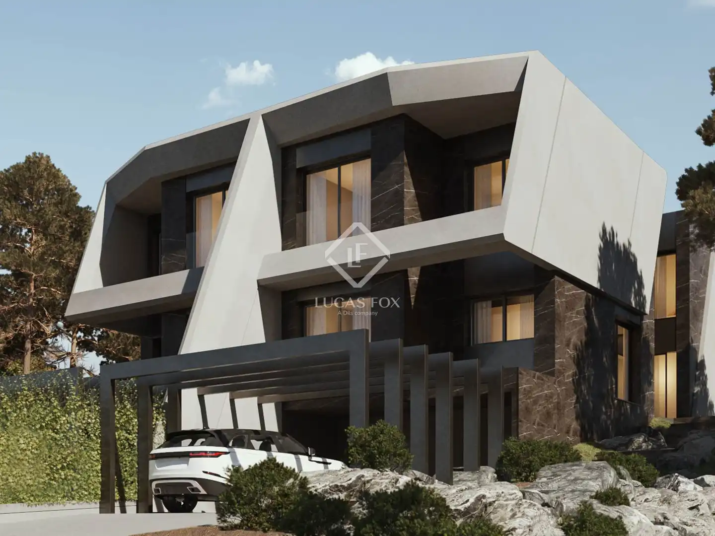 Vista exterior de Casa o xalet en venda en Torrelodones amb Aire condicionat, Calefacció i Jardí privat