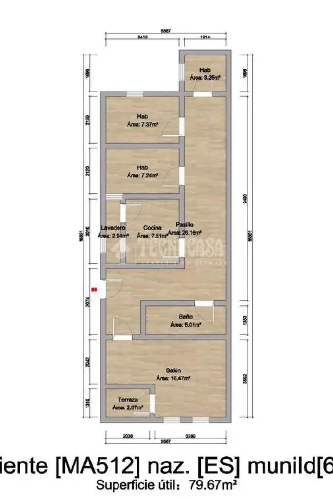Flat for sale in Ronda  with Air Conditioner, Parquet flooring and Balcony