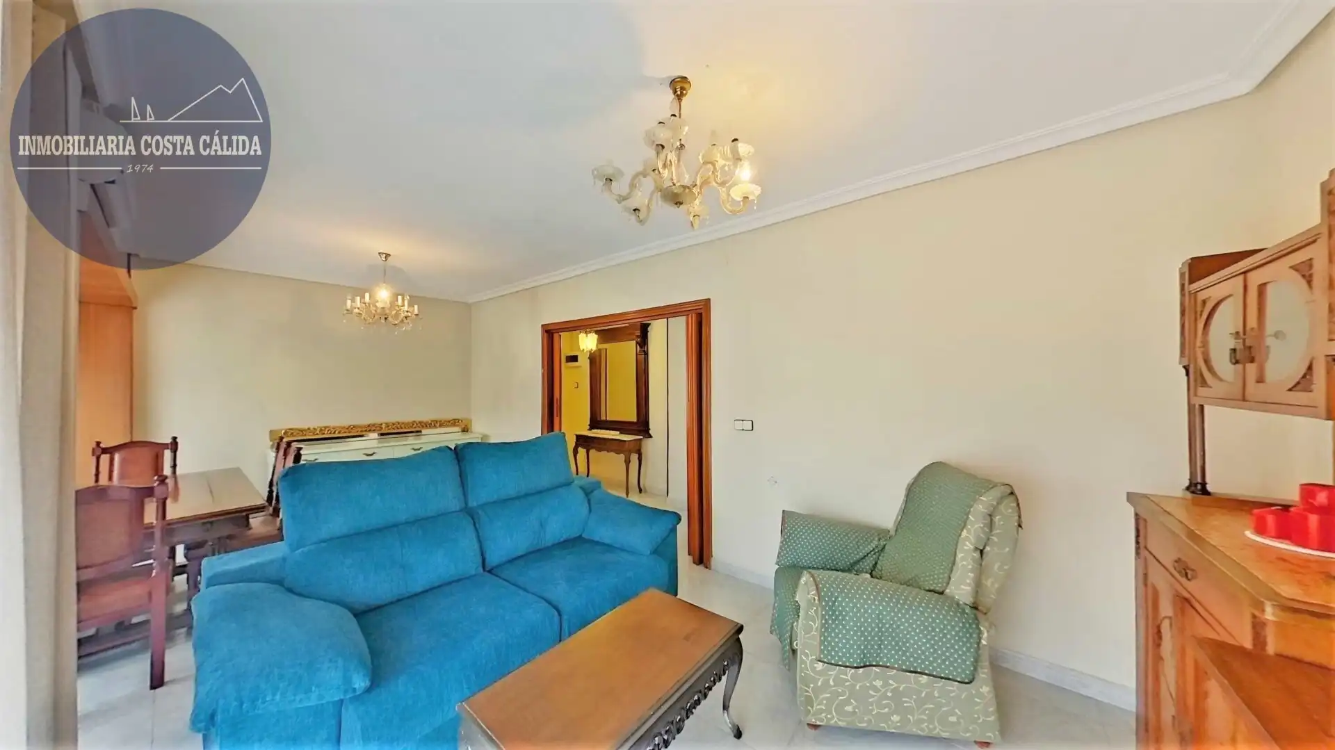 Sala d'estar de Apartament en venda en Águilas amb Aire condicionat, Calefacció i Traster
