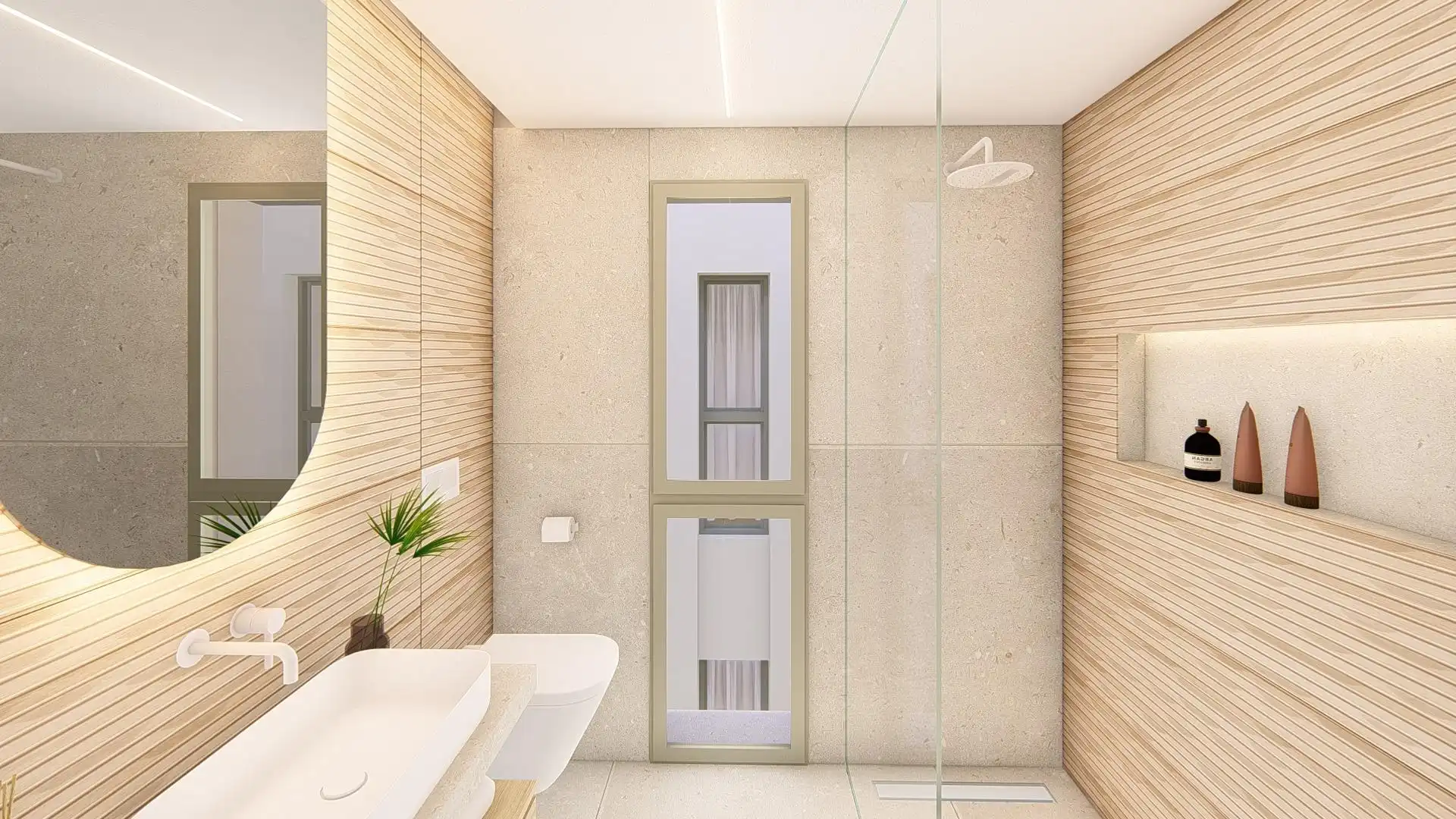 Baño de Ático en venta en Rojales con Aire acondicionado, Calefacción y Jardín privado