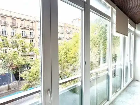 Balcony of Flat for sale in Barrio de Salamanca