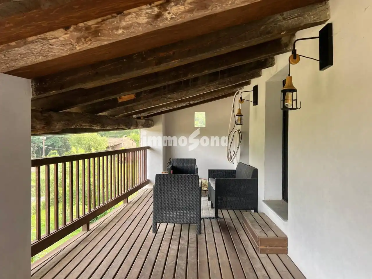 Terrace of Houses for sale in La Vall d'en Bas  with Heating, Private garden and Terrace