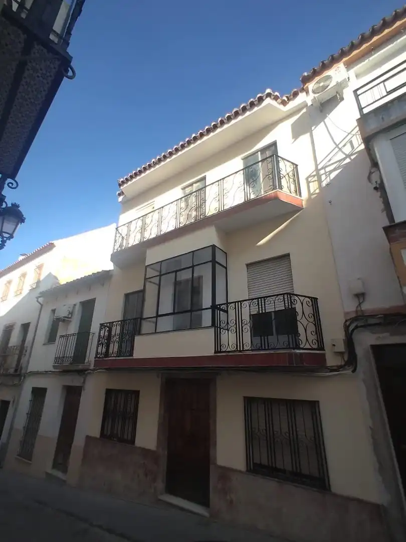 Vista exterior de Casa o chalet en venta en Baena con Parquet, Terraza y Balcón