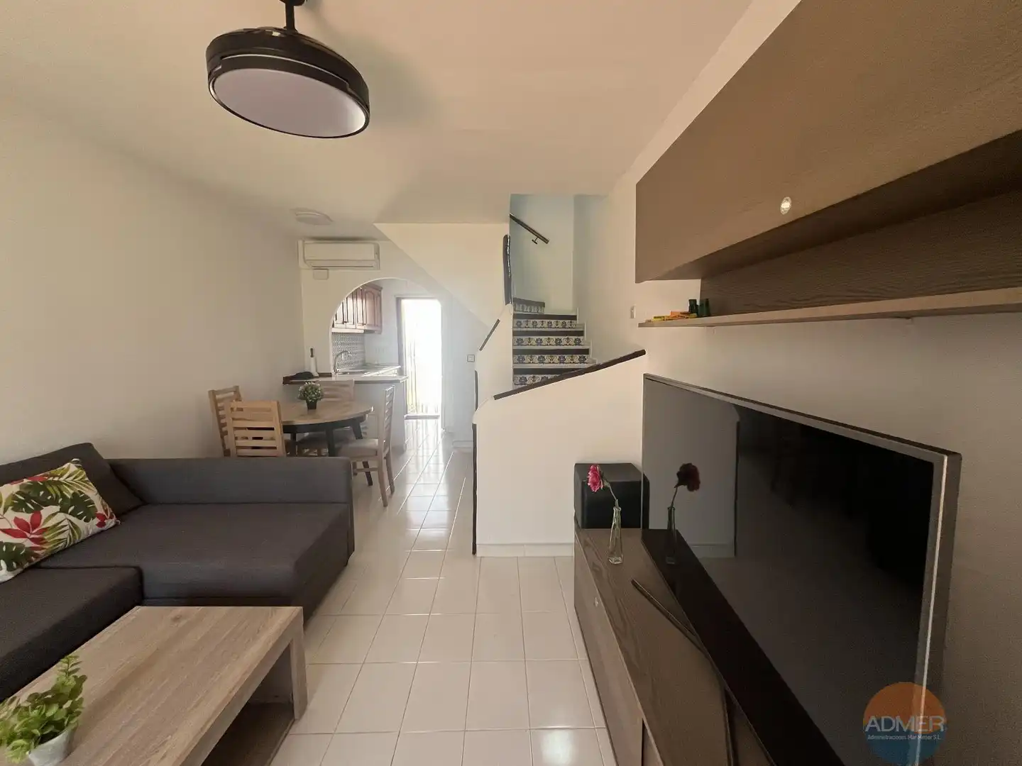 Sala d'estar de Dúplex en venda en La Manga del Mar Menor amb Aire condicionat, Calefacció i Terrassa