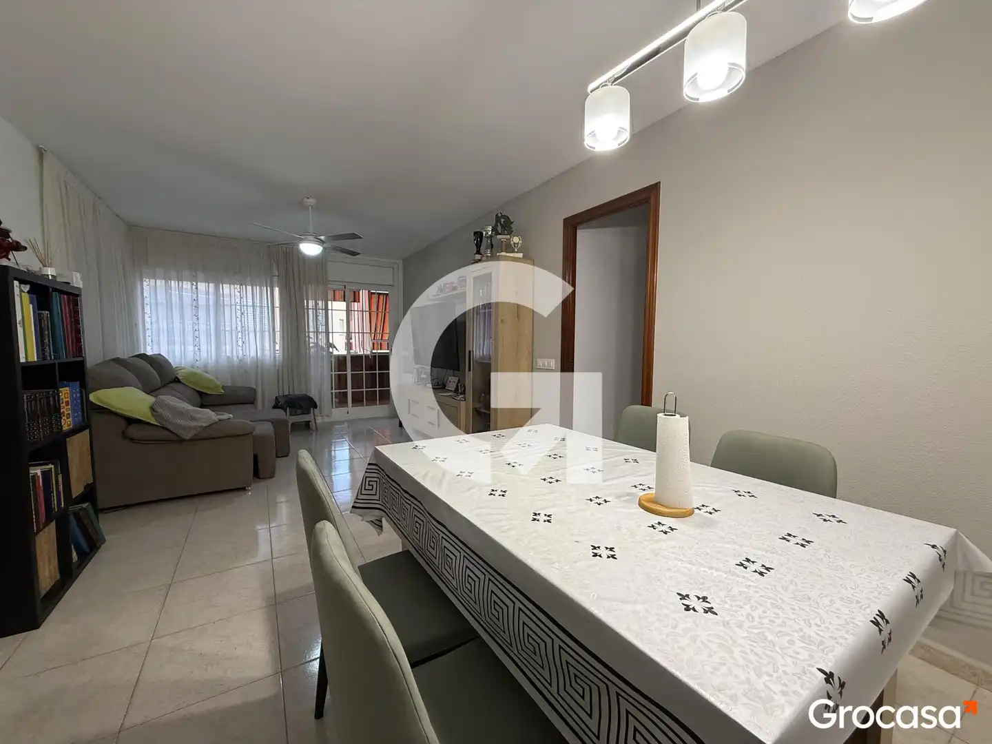 Dining room of Flat for sale in Mataró  with Heating, Terrace and Storage room