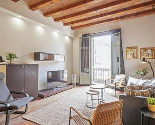 Sala d'estar de Apartament de lloguer en  Barcelona Capital amb Calefacció, Moblat i Forn