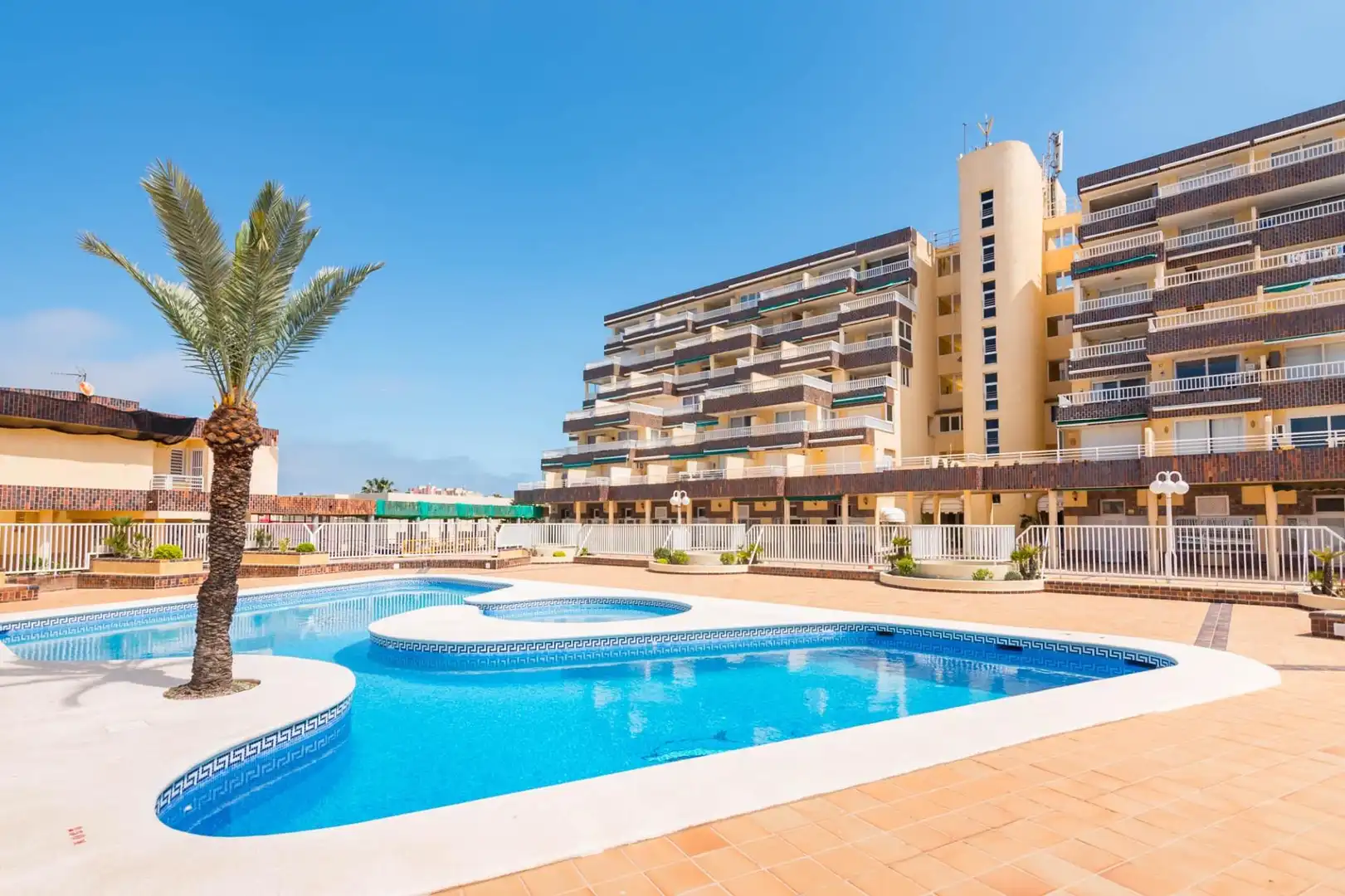 Swimming pool of Flat for sale in La Manga del Mar Menor  with Heating, Private garden and Terrace