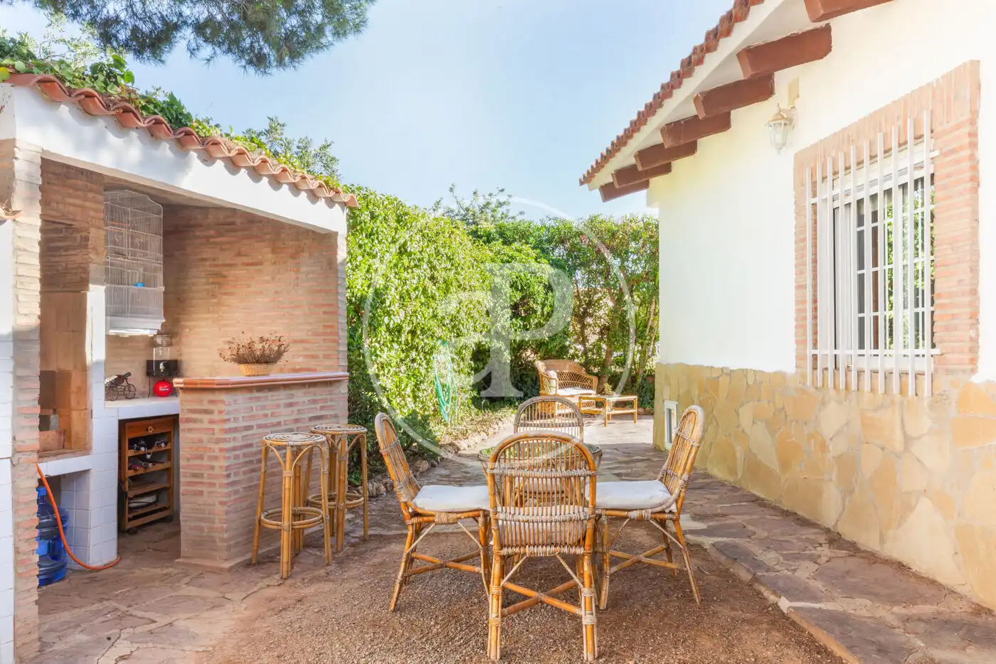 Terrassa de Casa o xalet en venda en Riba-roja de Túria amb Calefacció, Jardí privat i Terrassa