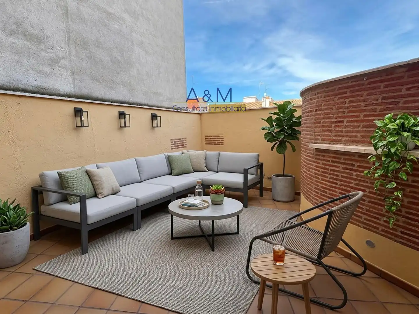 Terrace of Attic for sale in Tordesillas  with Air Conditioner, Heating and Parquet flooring