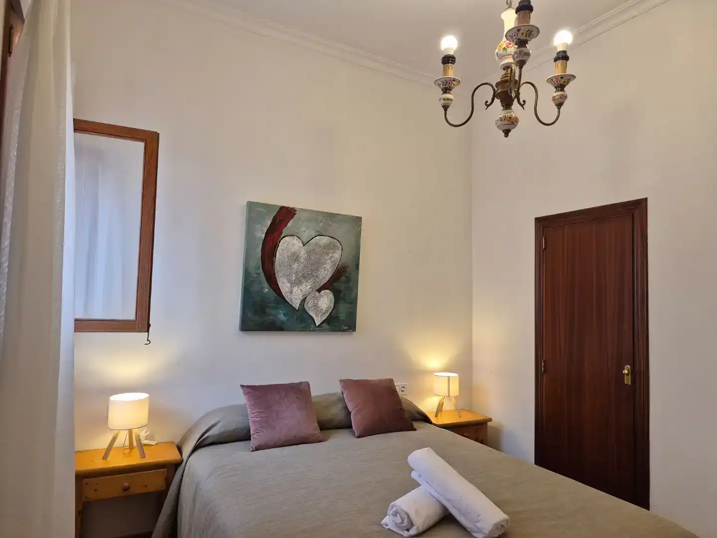 Dormitori de Casa adosada de lloguer en Ariany amb Aire condicionat, Jardí privat i Traster