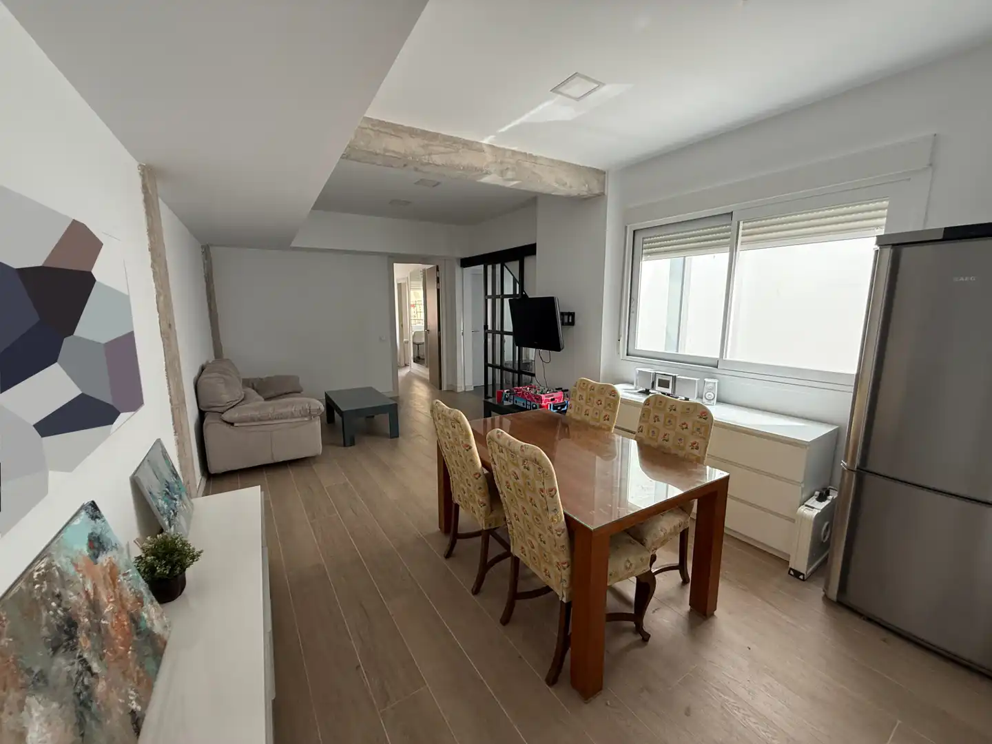 Sala d'estar de Casa o xalet de lloguer en Alboraya amb Aire condicionat, Moblat i Rentadora