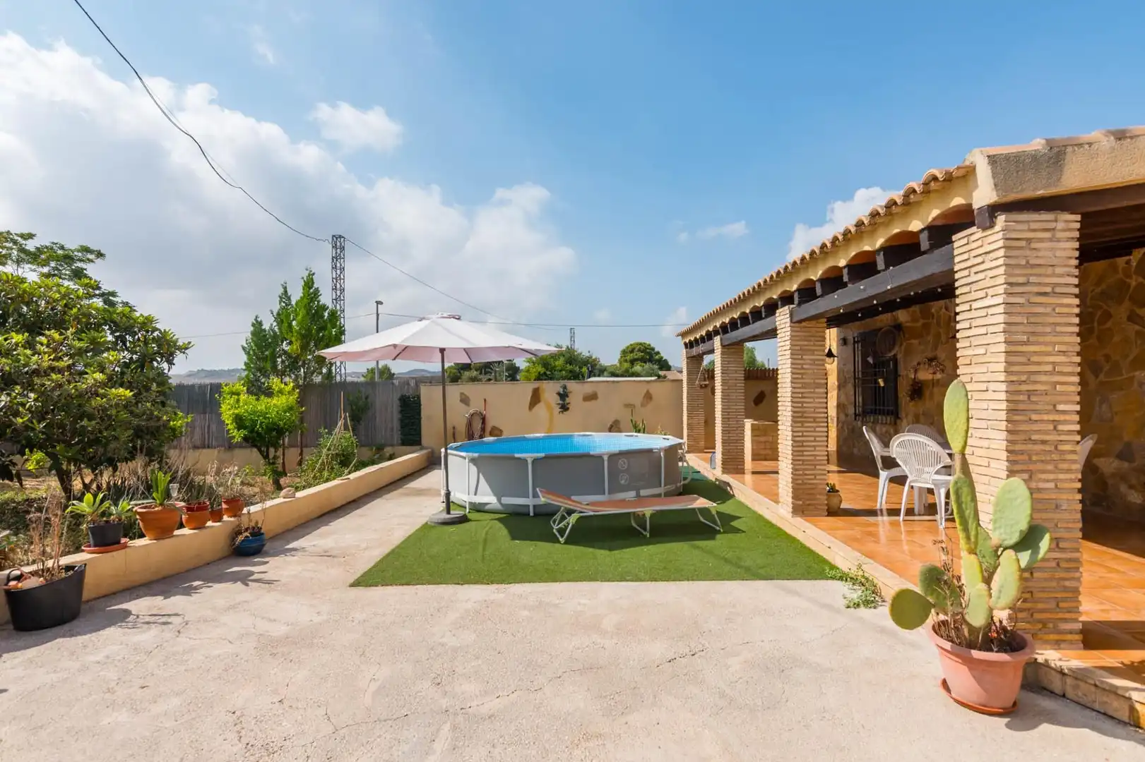 Piscina de Casa o xalet en venda en Murcia amb Aire condicionat i Balcó