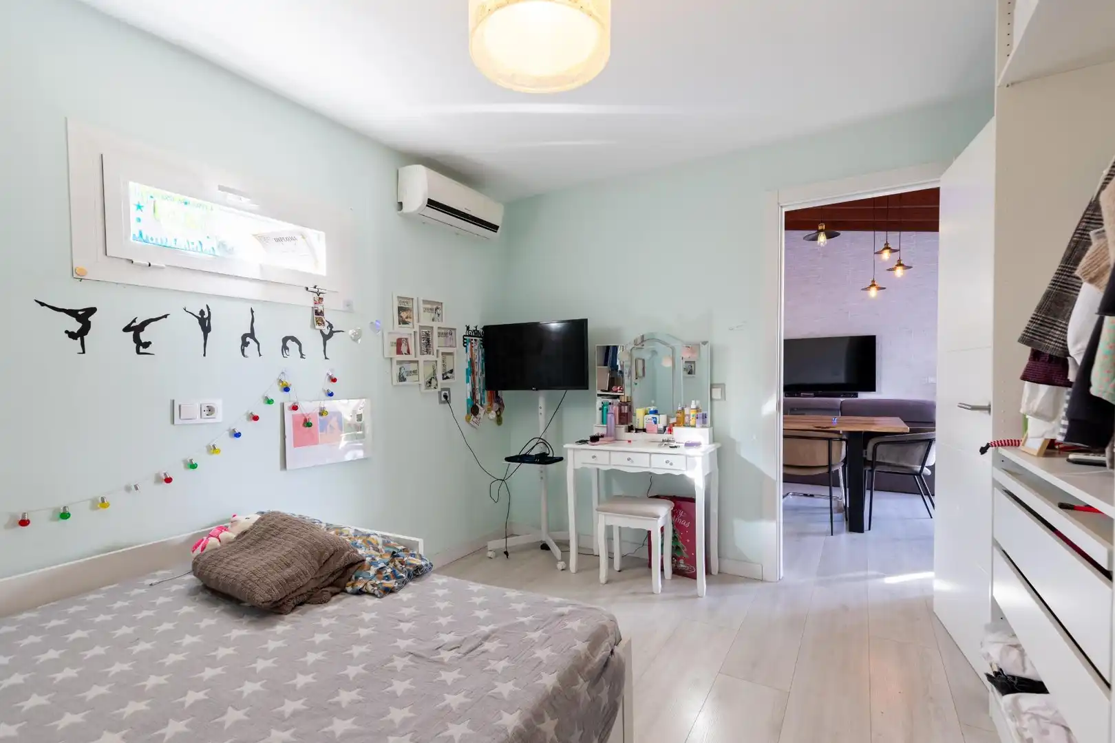 Dormitori de Casa o xalet en venda en  Palma de Mallorca amb Aire condicionat, Jardí privat i Parquet