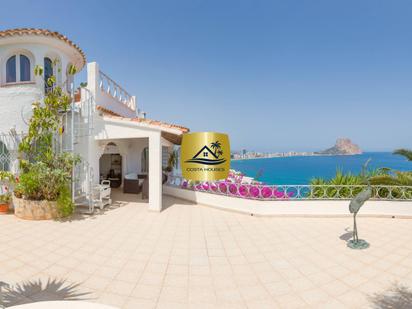 Terrassa de Casa o xalet en venda en Calpe / Calp amb Aire condicionat, Calefacció i Jardí privat
