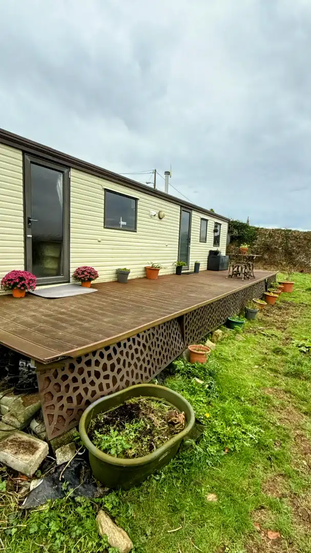 Terraza de Finca rústica en venta en Ponteceso con Calefacción y Amueblado