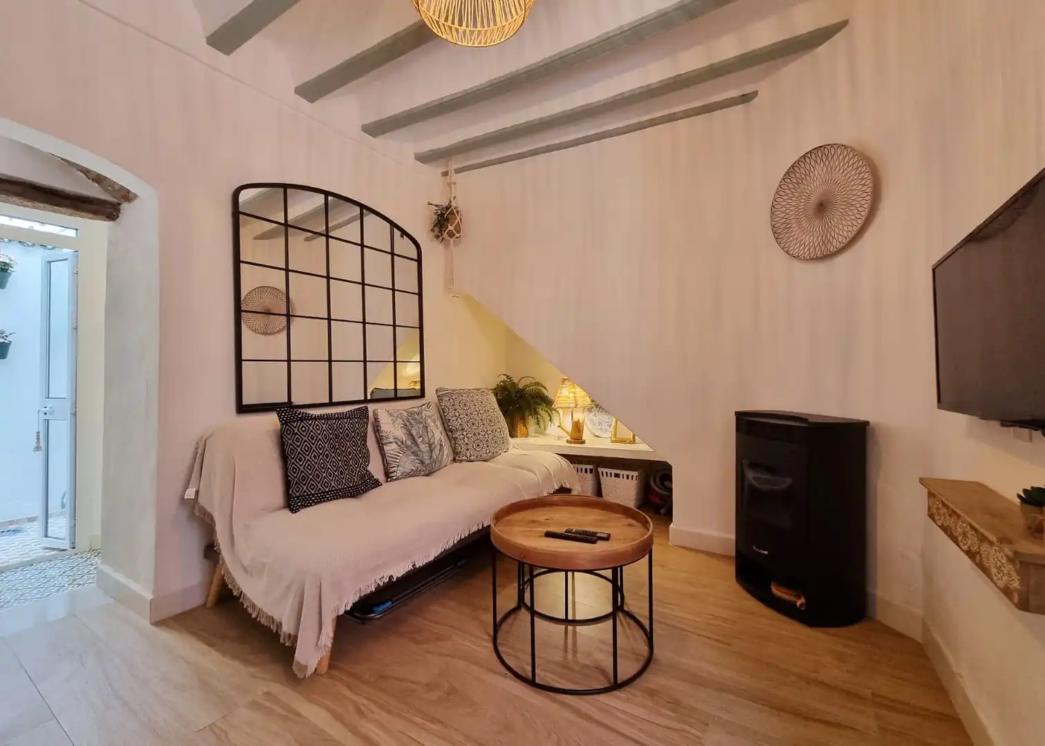 Living room of Ground floor for sale in Marbella  with Air Conditioner, Furnished and Internet