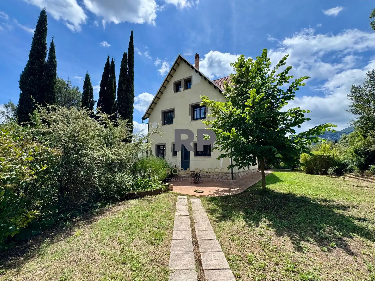 Garden of Houses for sale in Sant Martí de Centelles  with Heating, Private garden and Terrace