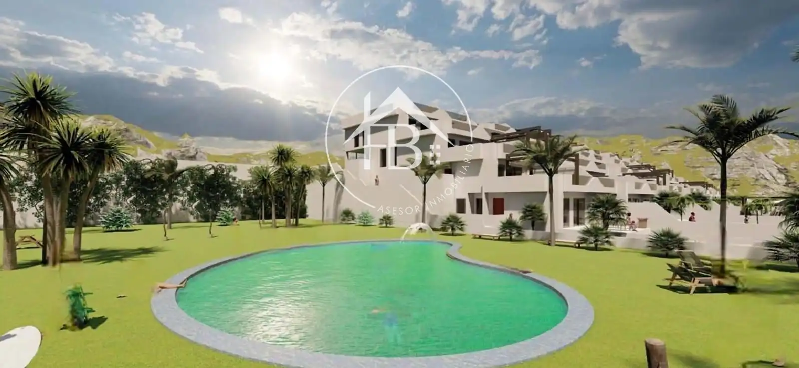 Exterior view of Attic for sale in Mutxamel  with Air Conditioner, Heating and Terrace