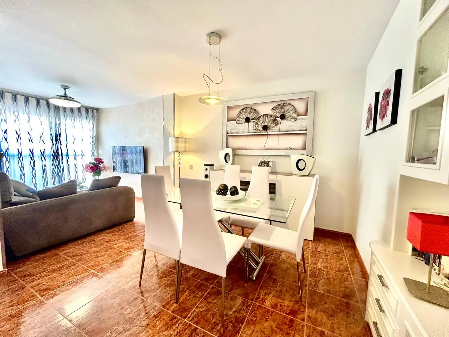 Esszimmer von Wohnung zum Verkauf in El Ejido mit Klimaanlage, Heizung und Terrasse