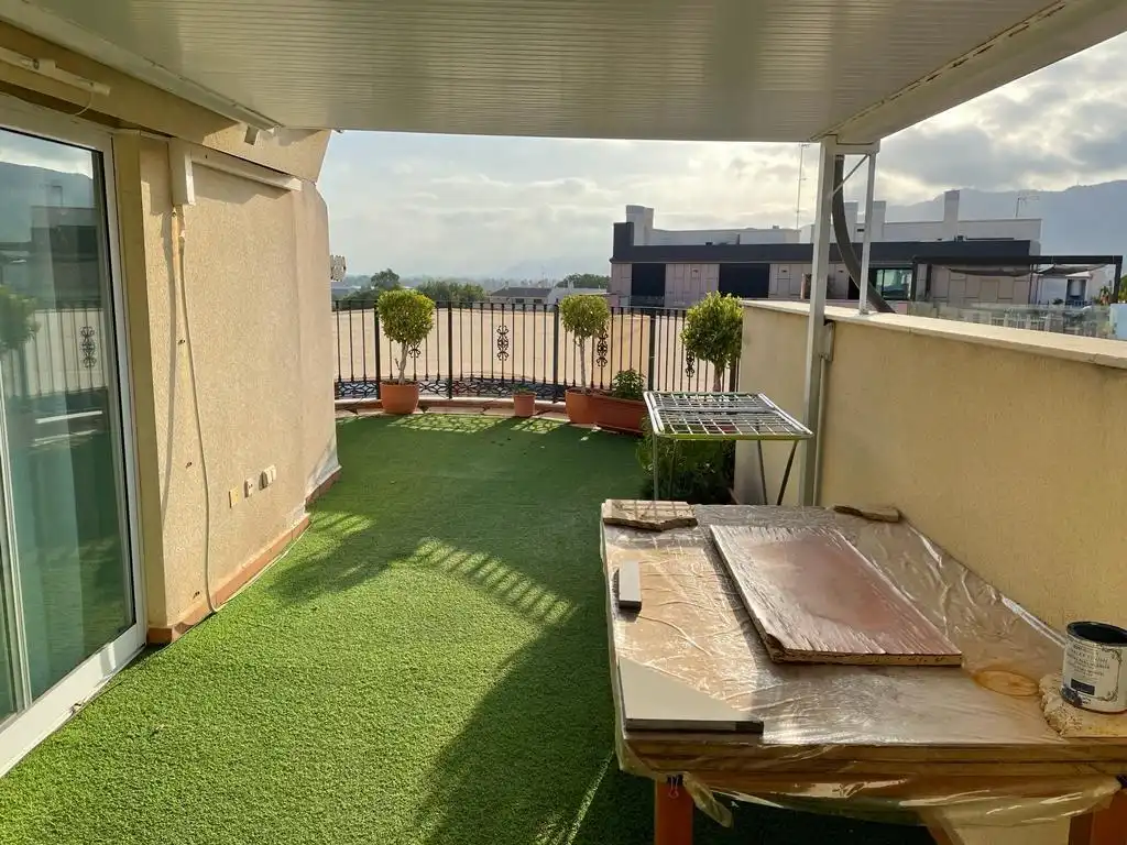 Terraza de Ático de alquiler en Murcia con Aire acondicionado, Calefacción y Terraza