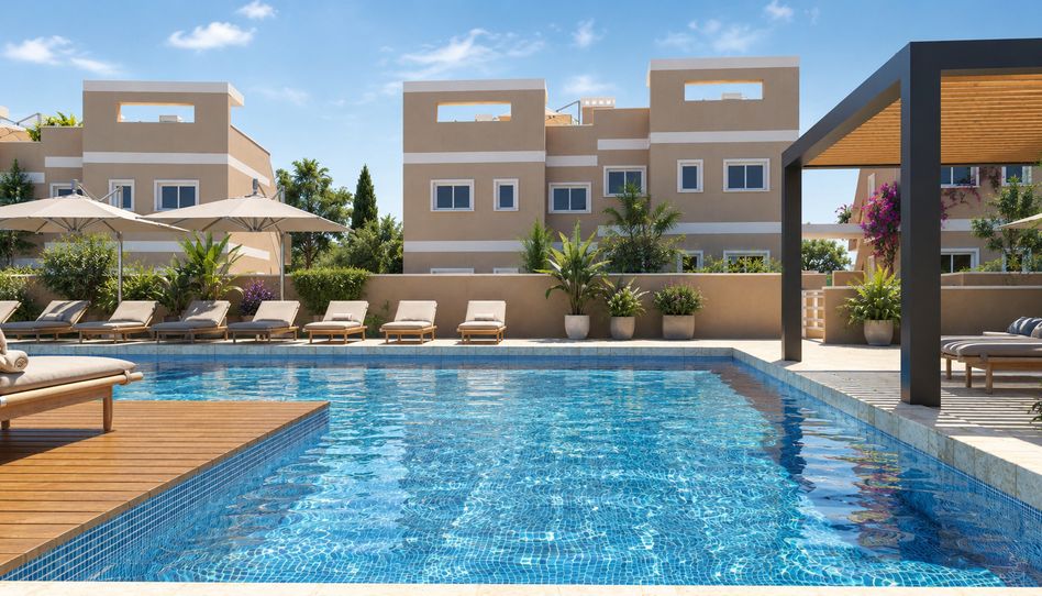 Foto 0 de Bungalow de obra nueva junto a Lo Romero Golf con terraza, piscina y 3 dormitorios
