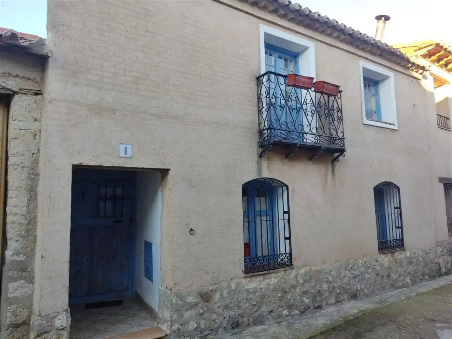 Vista exterior de Casa o xalet en venda en Urueña amb Balcó