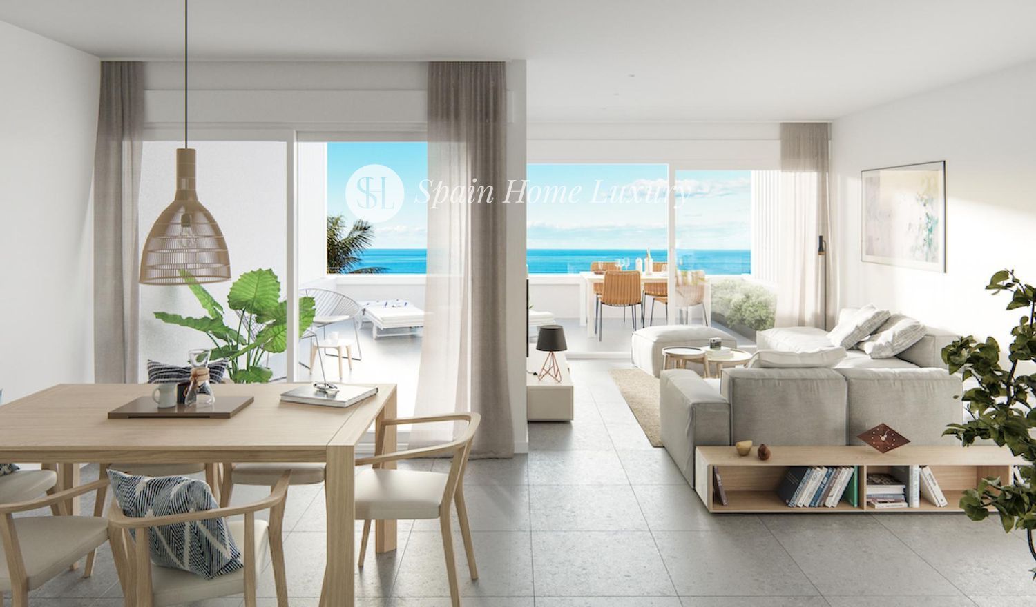 Living room of Attic for sale in Villajoyosa / La Vila Joiosa  with Air Conditioner, Swimming Pool and Community pool