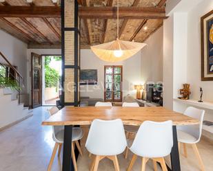 Dining room of House or chalet to rent in  Valencia Capital  with Air Conditioner, Heating and Parquet flooring