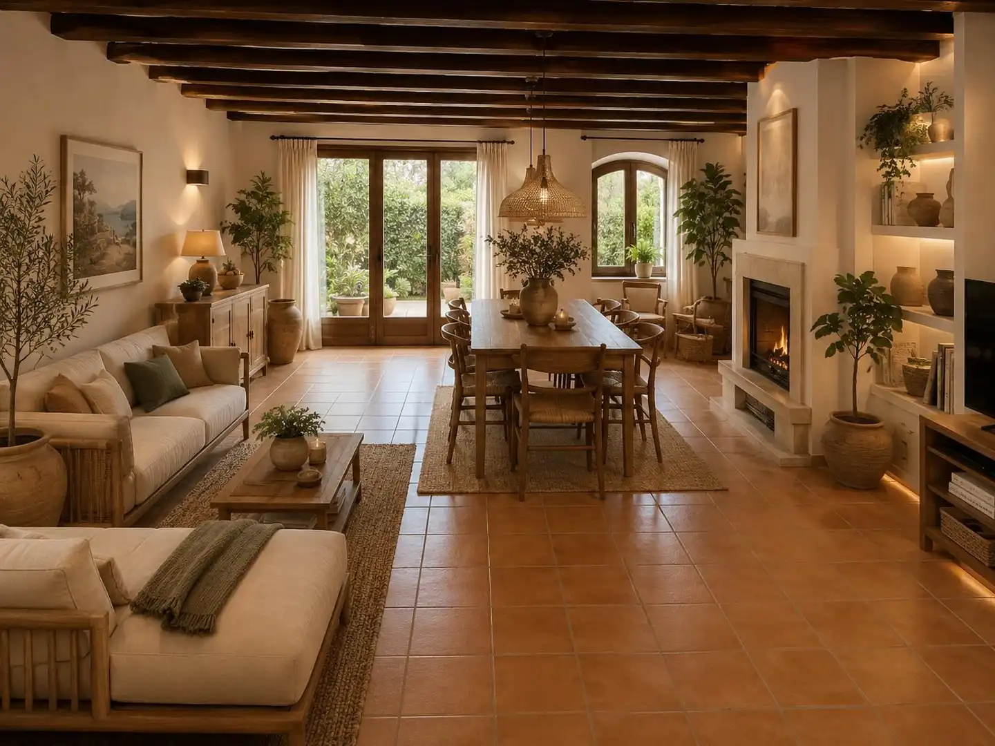 Sala de estar de Finca rústica en venta en Vilablareix con Calefacción, Trastero y Balcón