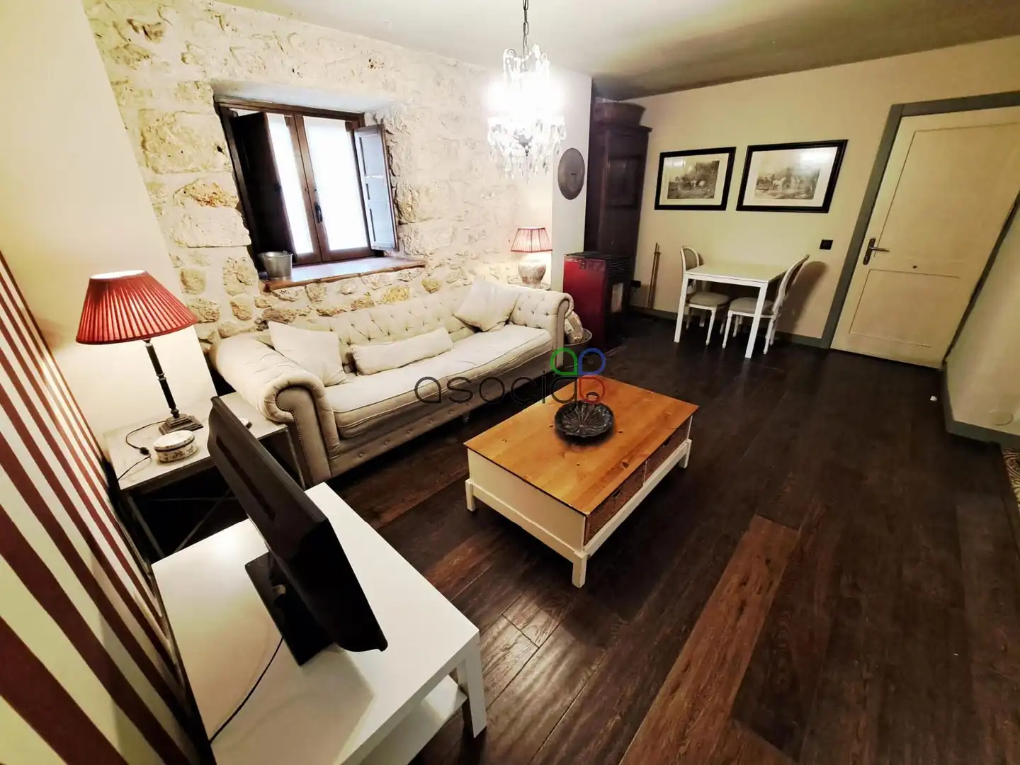 Sala de estar de Piso en venta en El Olivar con Calefacción y Amueblado