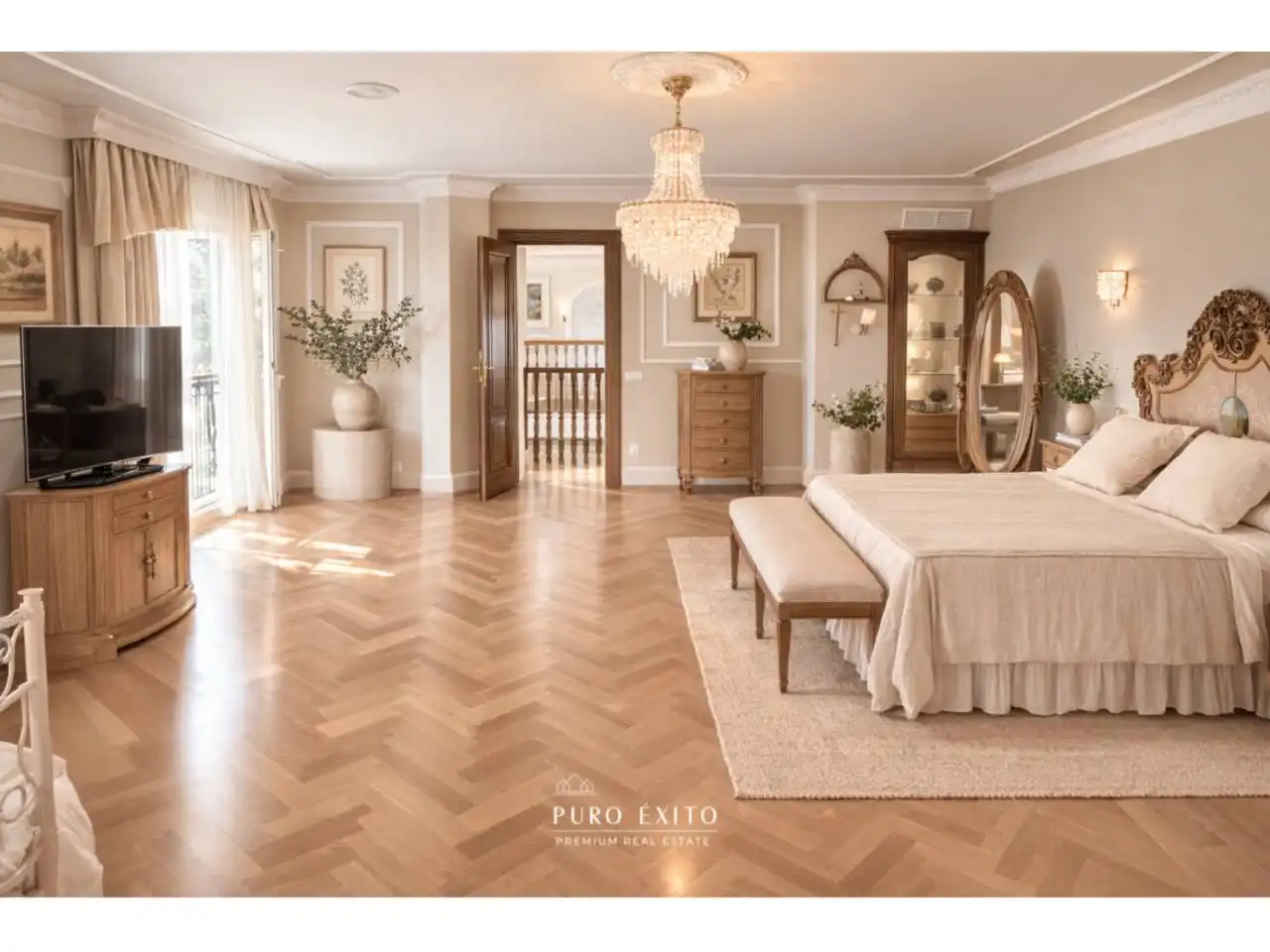 Bedroom of Houses for sale in Málaga  with Air Conditioner, Heating and Private garden