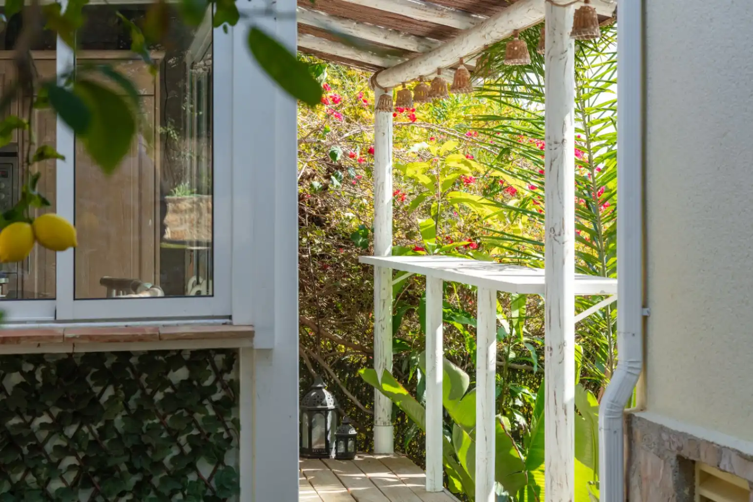 Balcony of Houses for sale in Jávea / Xàbia  with Air Conditioner, Heating and Private garden
