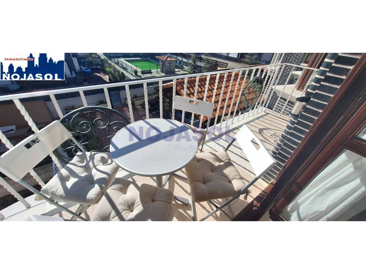 Terraza de Apartamento de alquiler en Noja con Calefacción, Terraza y Amueblado