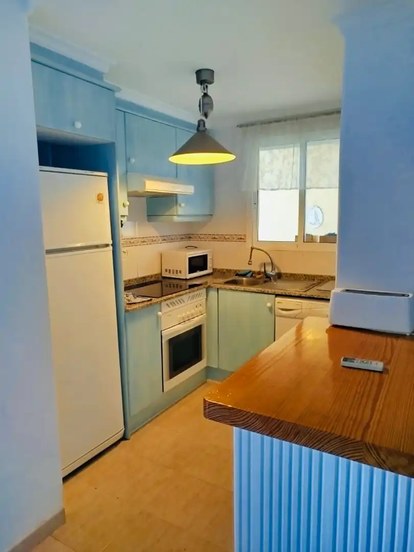 Cocina de Planta baja en venta en Calpe / Calp con Aire acondicionado, Calefacción y Jardín privado