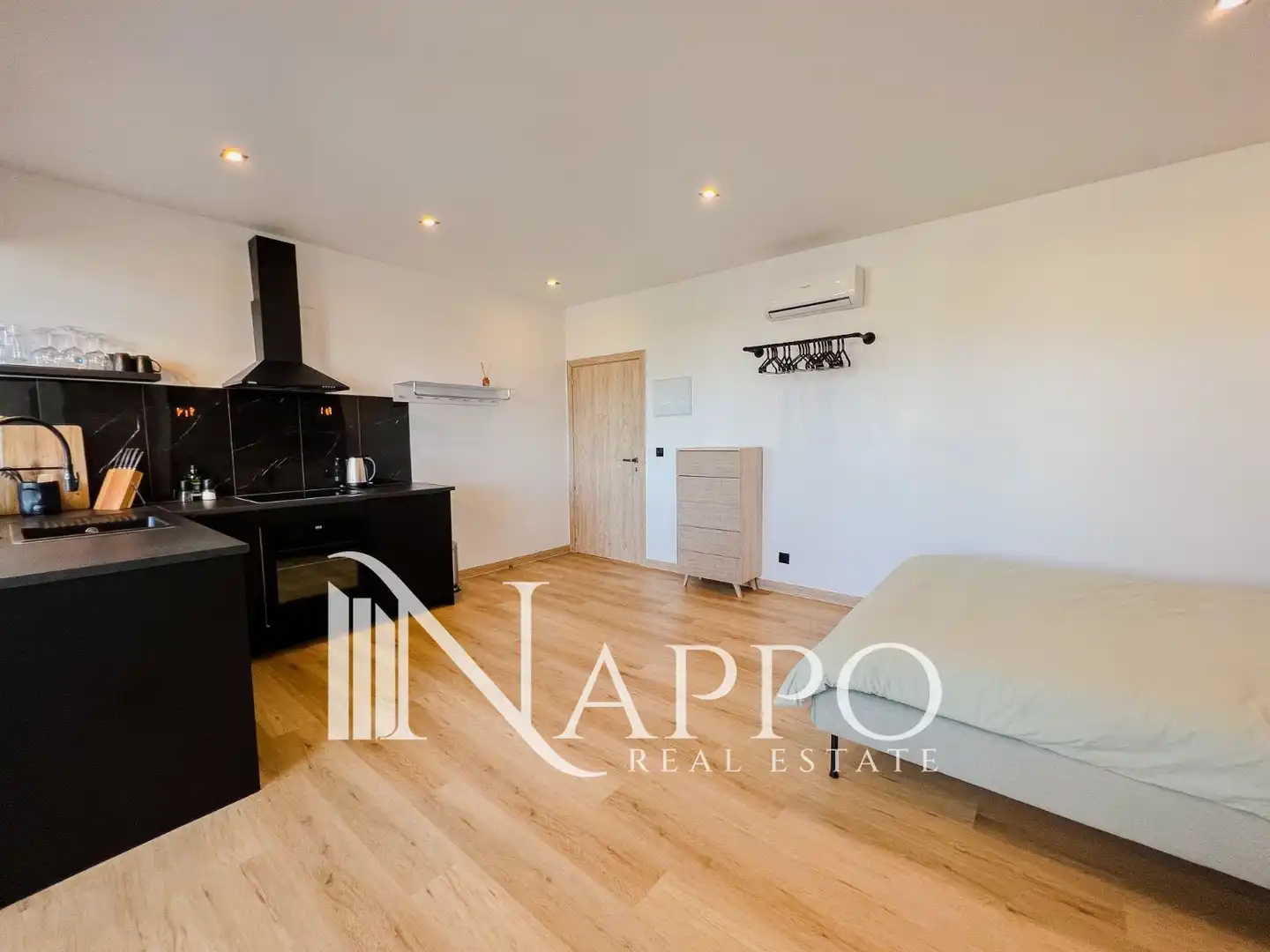 Schlafzimmer von Wohnung zum Verkauf in  Palma de Mallorca mit Klimaanlage, Heizung und Schwimmbad